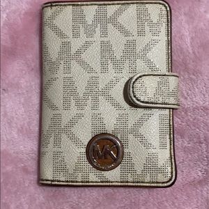 Michael Kors double sided hinge wallet